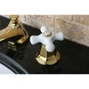 Kingston Brass KS4462PX 8" Widespread Bathroom Faucet, Polished Brass KS4462PX